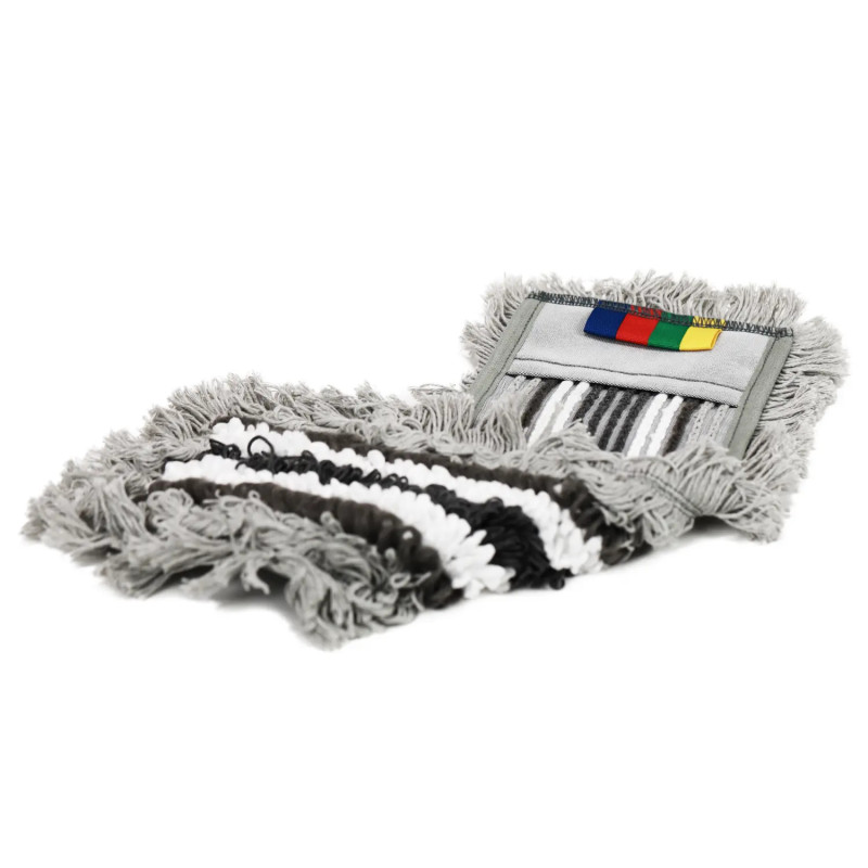 Mops Pro r-Trio kombinētā šķiedra ar kabatām un krāsu kodējumu, 50cm