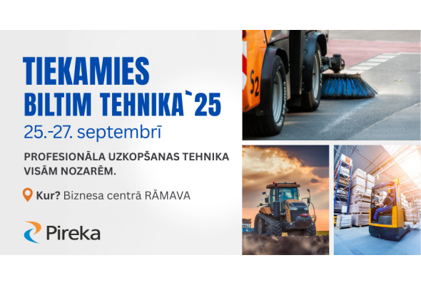 Mēs atradīsim risinājumu tieši Jums – izstādē BILTIM TEHNIKA ‘25!