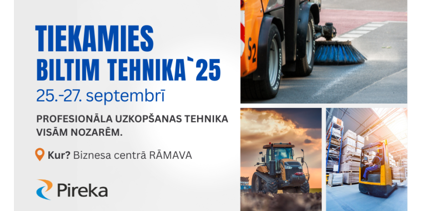 Mēs atradīsim risinājumu tieši Jums – izstādē BILTIM TEHNIKA ‘25!
