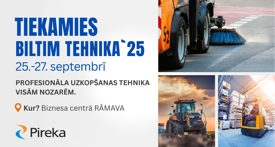 Mēs atradīsim risinājumu tieši Jums – izstādē BILTIM TEHNIKA ‘25!
