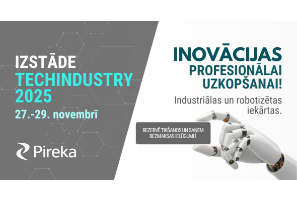Pireka izstādē TechIndustry 2025