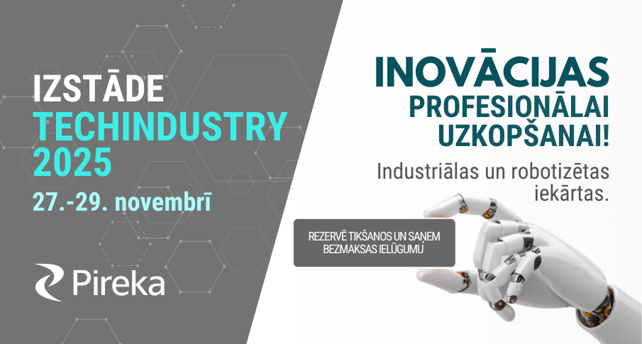 Pireka izstādē TechIndustry 2025