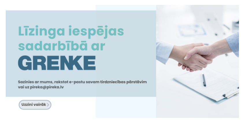 Līzinga iespējas ar GRENKE Līzinga iespējas ar GRENKE