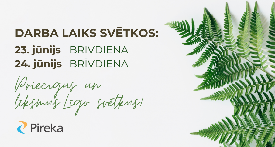 Darba laiks Līgo svētkos!