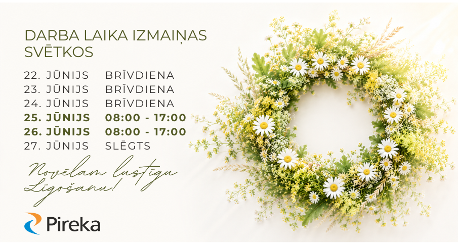 Darba laika izmaiņas svētkos