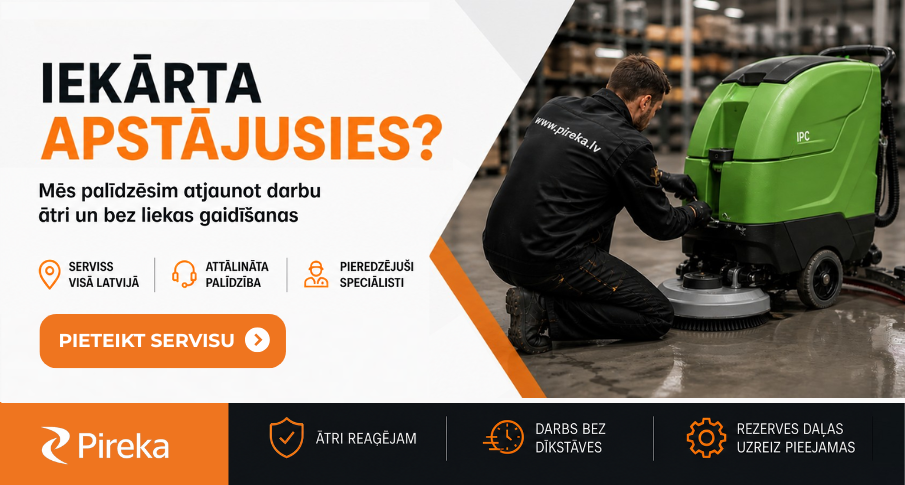 Serviss kas neļauj apstāties!