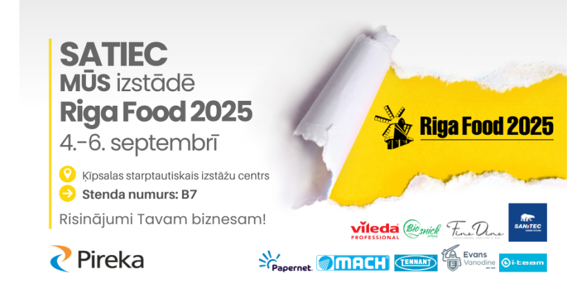 Būsim izstādē Riga Food 2025!