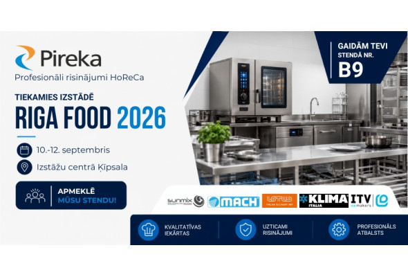 Aicinām uz izstādi Riga Food 2026!