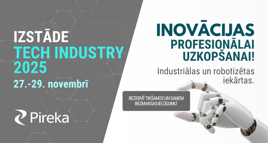 Pireka izstādē Tech Industry 2025