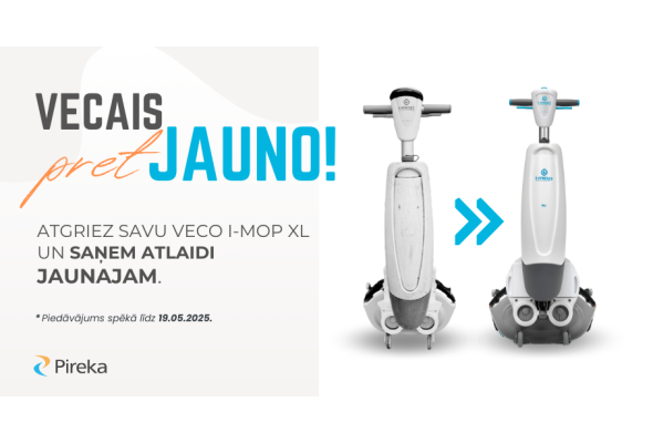 Maini savu veco I-mop XL pret jauno XL Pro.