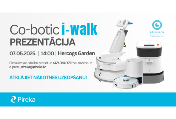Aicinām uz vienīgo co-botic i-walk prezentāciju Latvijā!