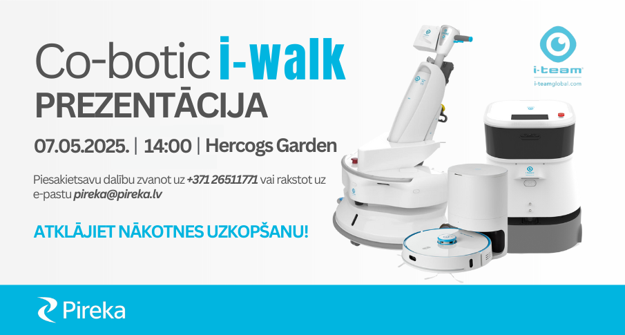 We invite you to the only co-botic i-walk presentation in Latvia!