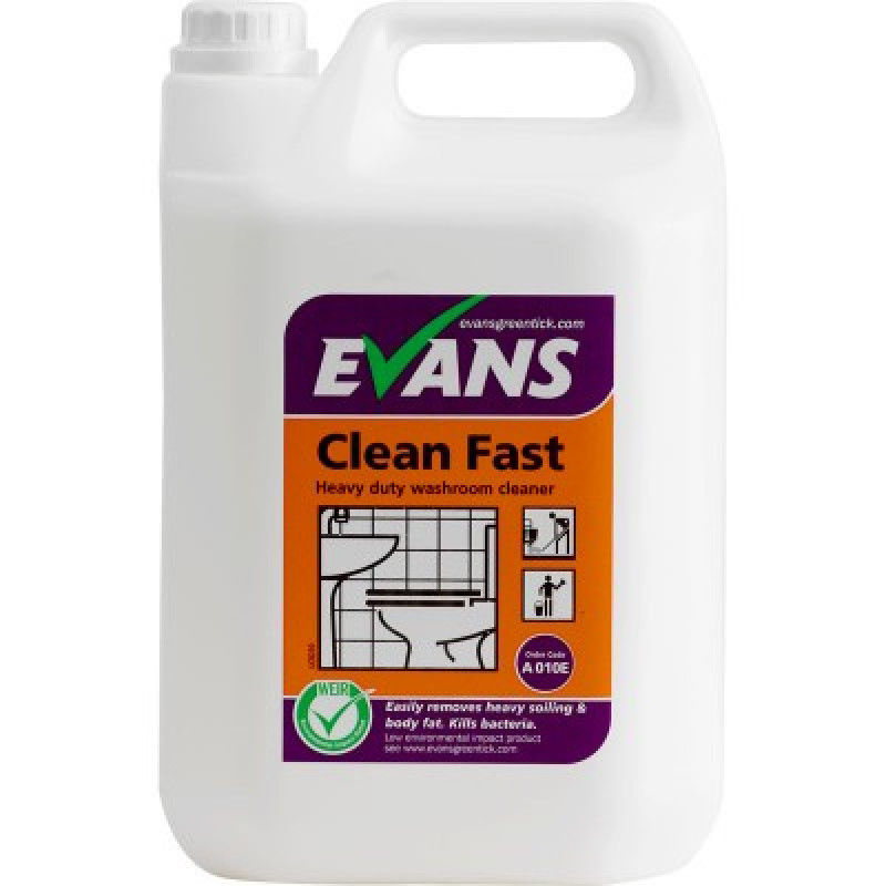 CLEAN FAST Sanitāro telpu tīrīšanas līdzeklis, 5L