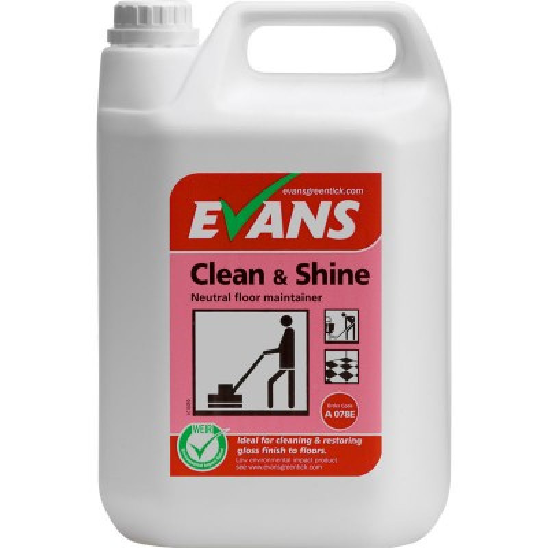 CLEAN & SHINE Neitrāls grīdas tīrīšanas līdzeklis, 5L