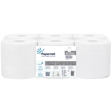 Roku dvieļi ruļļos ar centra padevi, 100% celuloze, 1K, 292.20m